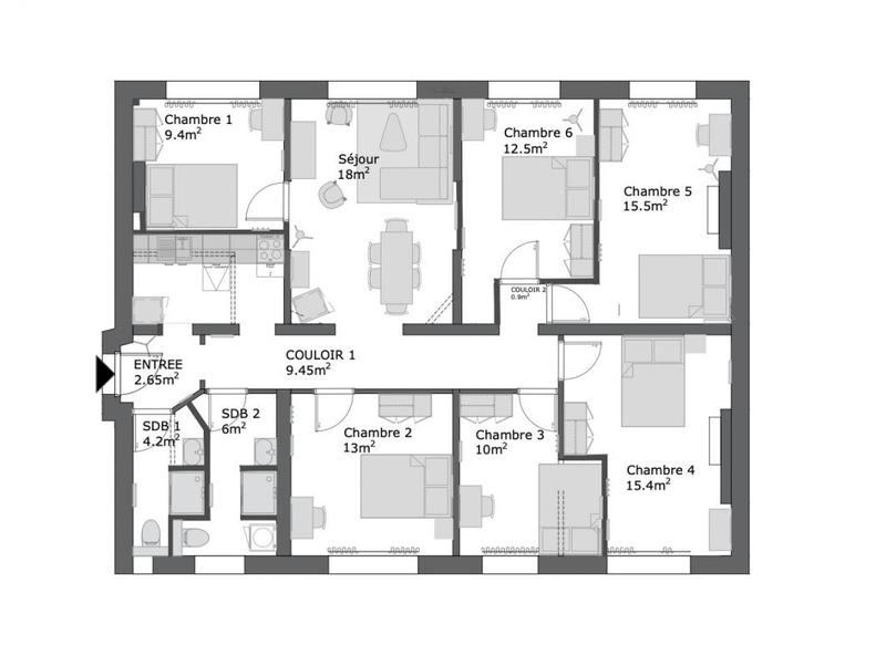 Appartement - 125 m²