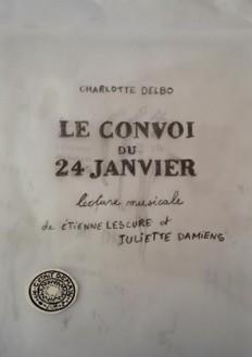 Lecture musicale - le convoi du 24 janvier
