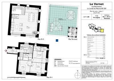 Duplex - 102 m² - 4 pièces
