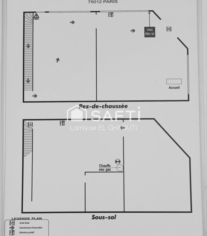 Local commercial - 72 m² - 5 pièces