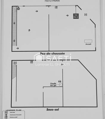 Local commercial - 72 m² - 5 pièces