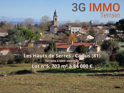 Terrain constructible - 703 m²