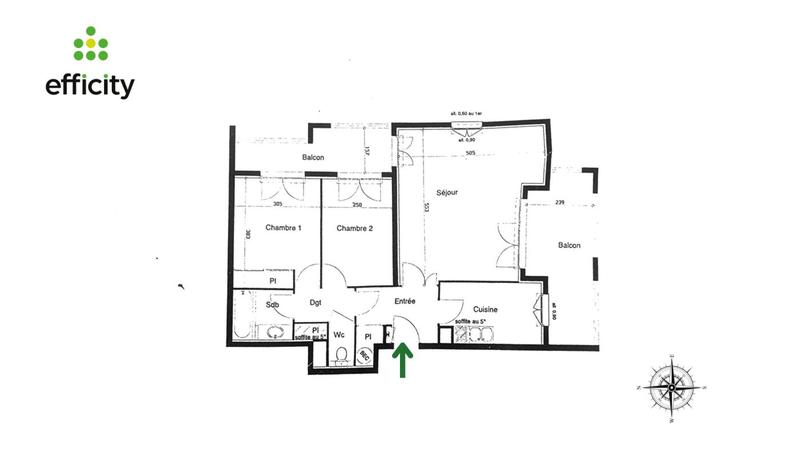 Appartement - 67 m² - 3 pièces