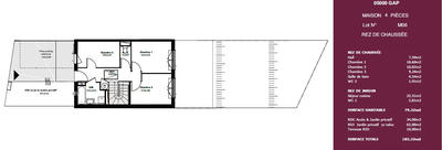 Maison - 79 m² - 4 pièces