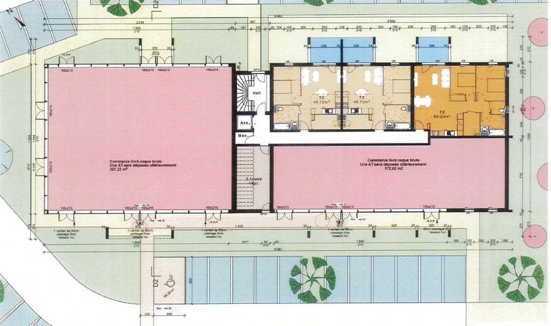 Local commercial - 198 m² - 1 pièce