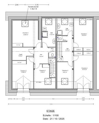 Maison - 110 m² - 5 pièces
