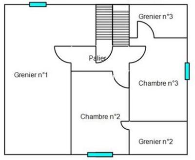 Maison - 84 m² - 4 pièces