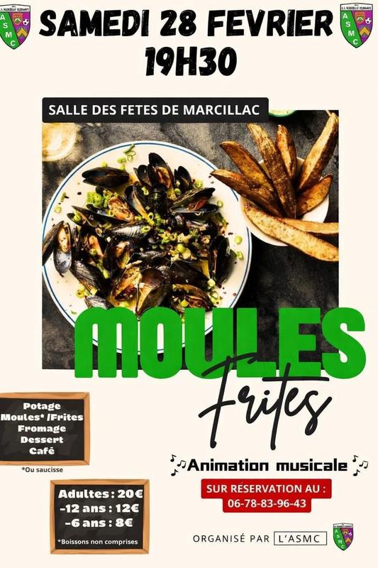 Soirée dansante moules frites