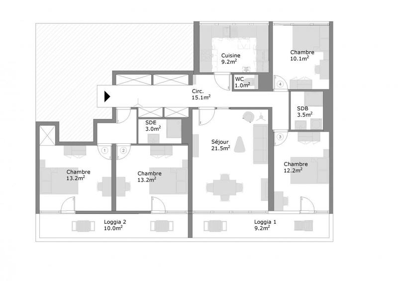 Appartement - 105 m²