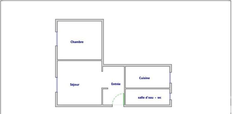 Appartement - 38 m² - 2 pièces