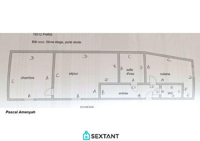 Appartement - 38 m² - 2 pièces