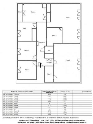 Bureau - 119 m² - 7 pièces