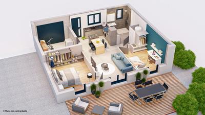 Maison - 52 m² - 4 pièces