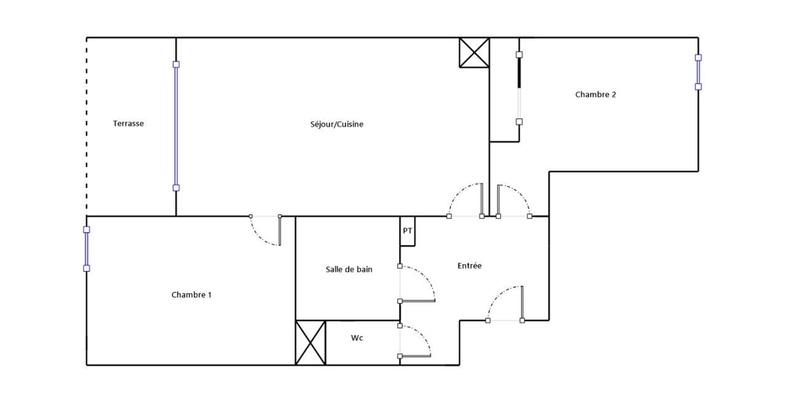 Appartement - 67 m² - 3 pièces