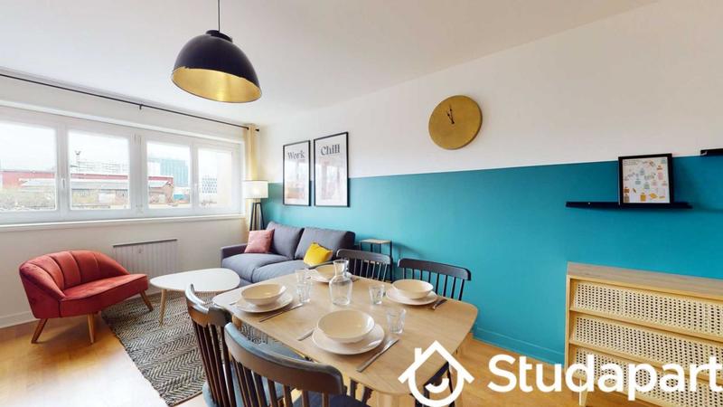 Chambre - 10 m² - 1 pièce