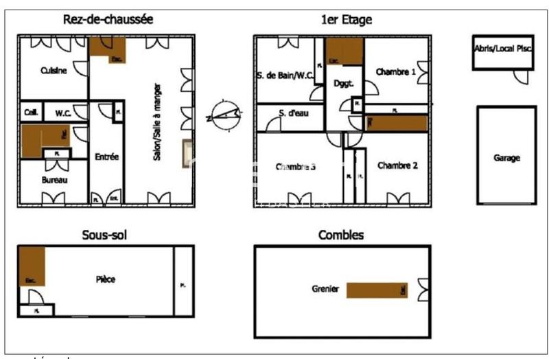 Villa - 200 m² - 6 pièces