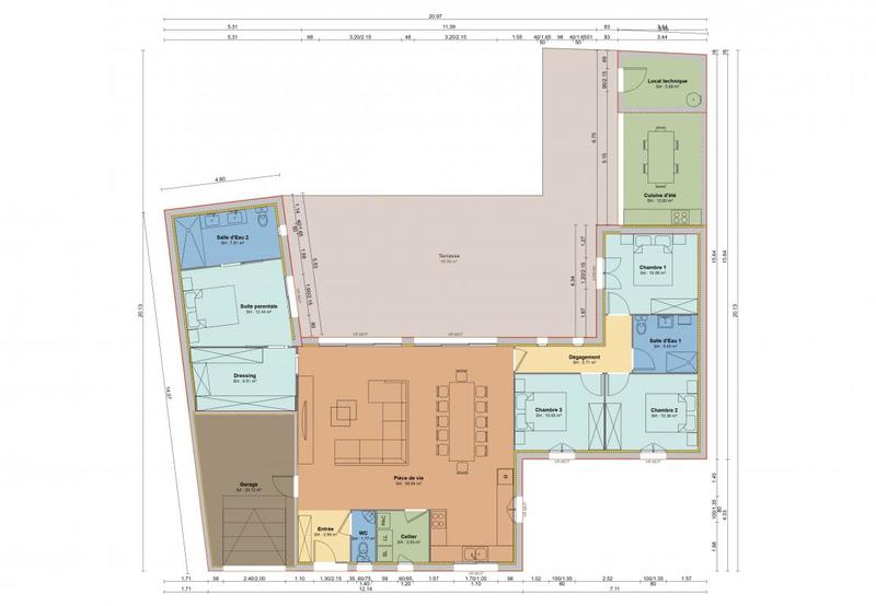 Maison - 140 m² - 7 pièces