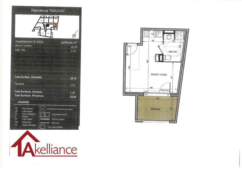 Appartement - 25 m² - 1 pièce