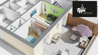 Appartement - 30 m² - 2 pièces