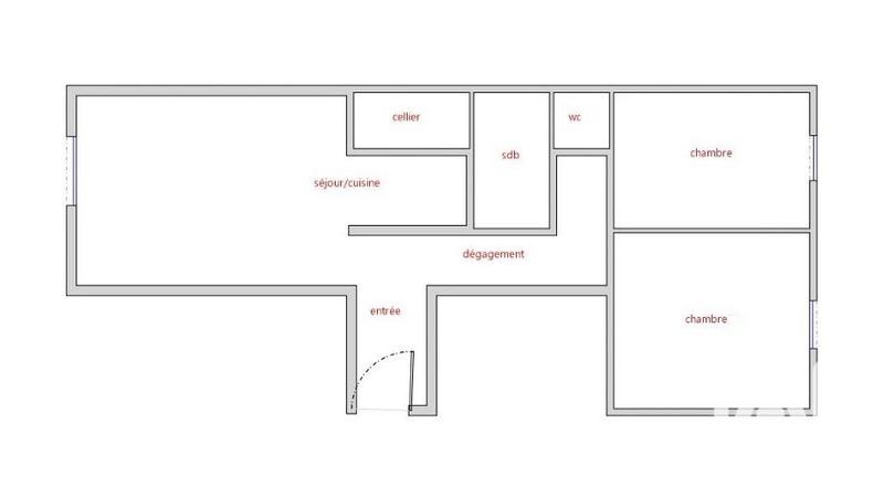 Appartement - 75 m² - 3 pièces