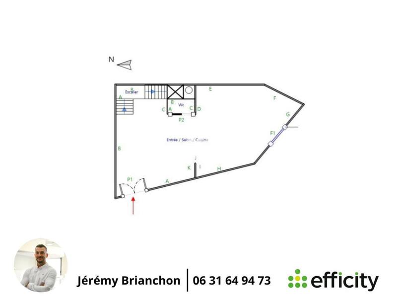 Maison - 54 m² - 3 pièces