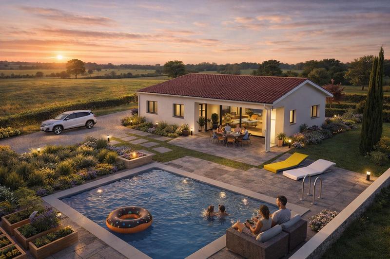 Maison - 105 m² - 5 pièces