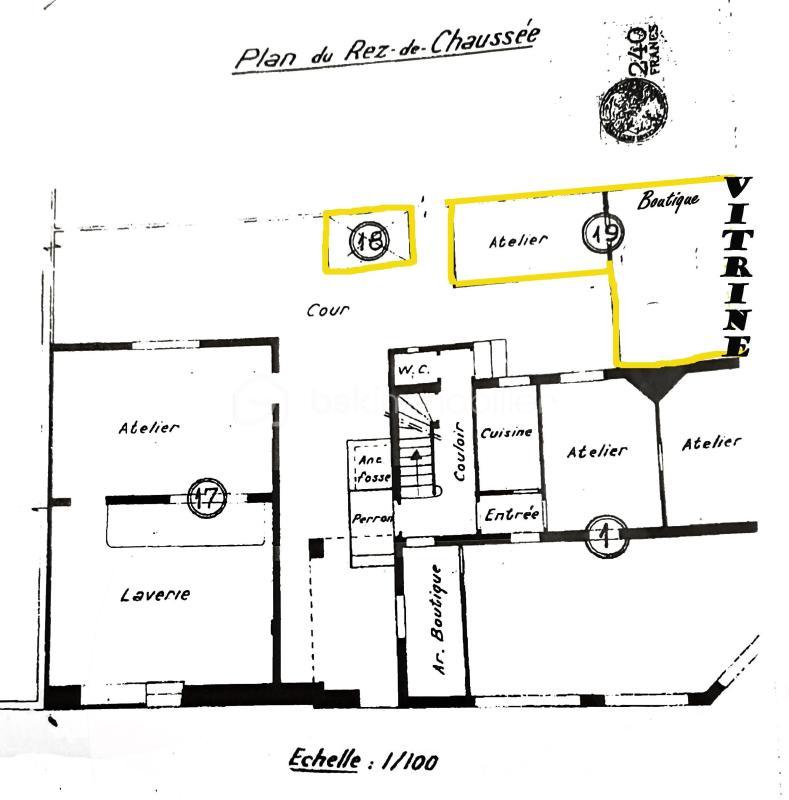 Bureau - 26 m² - 2 pièces