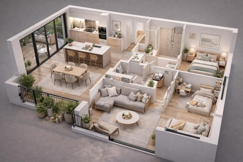 Appartement - 30 m² - 1 pièce