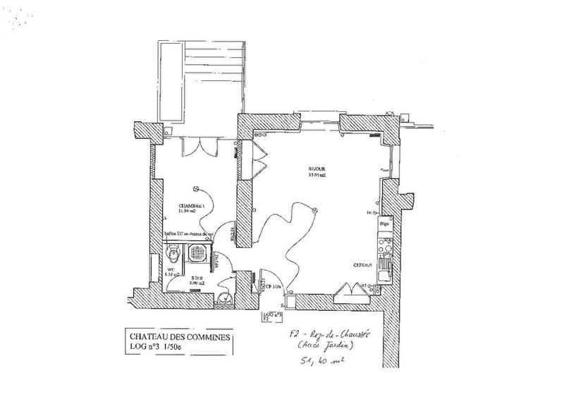 Appartement - 50 m² - 2 pièces