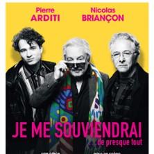 Je me Souviendrai de Presque Tout - Théâtre Montparnasse, Paris