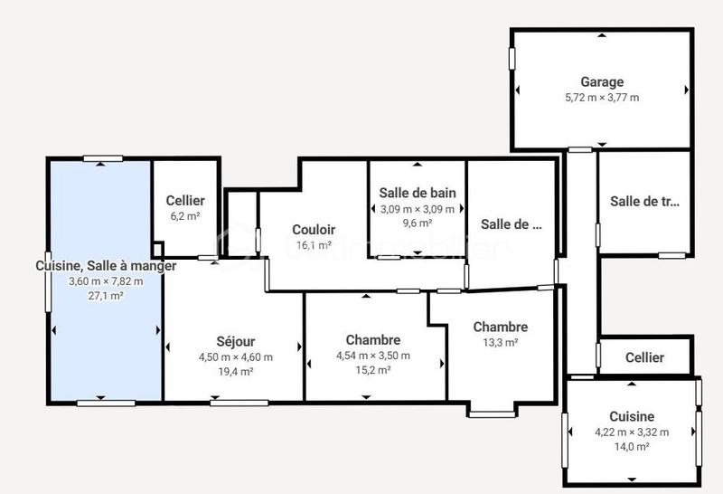 Maison - 163 m² - 5 pièces