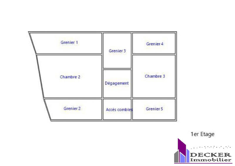 Maison - 96 m² - 5 pièces