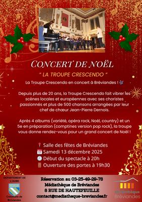 Spectacle de fin d'année avec la troupe Crescendo