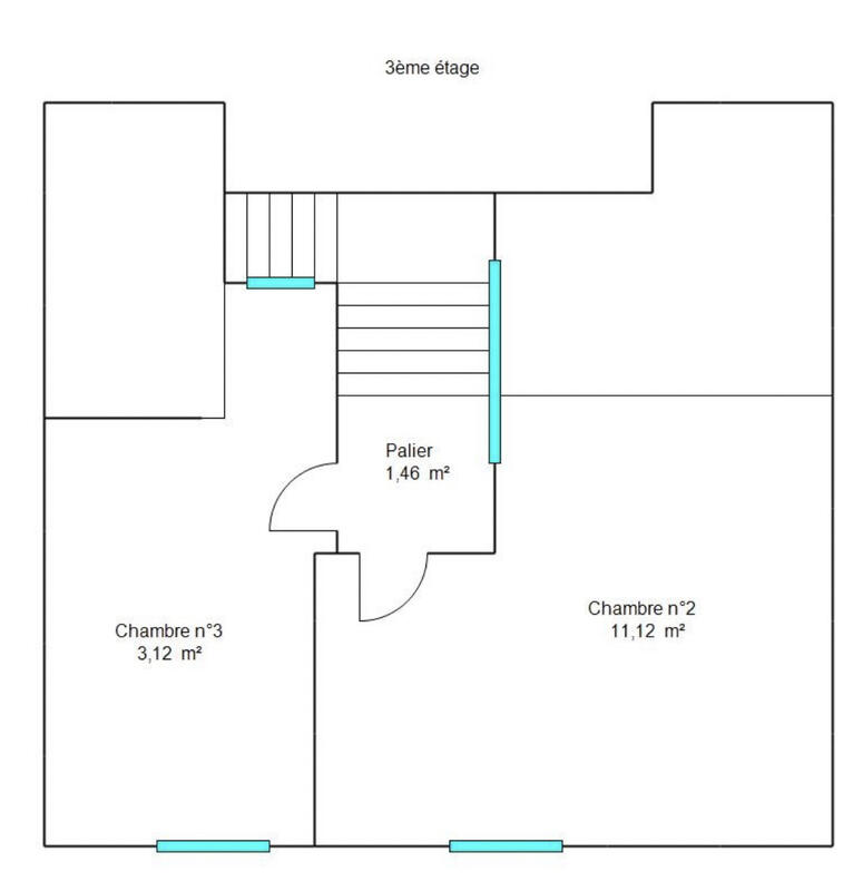 Appartement - 63 m² - 4 pièces
