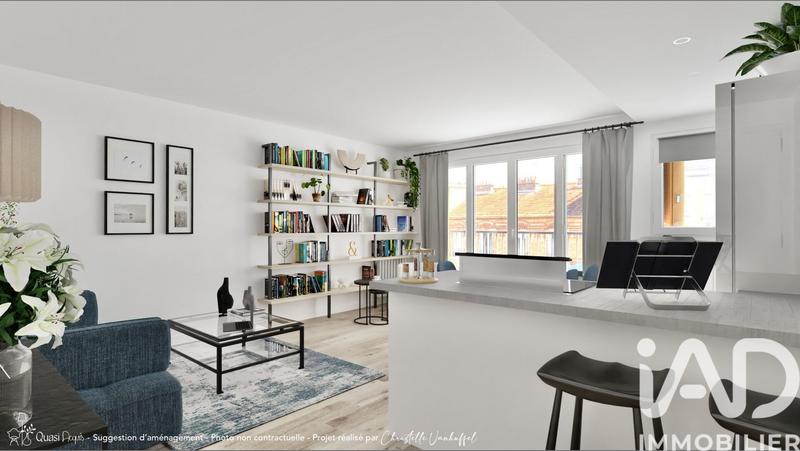 Appartement - 45 m² - 2 pièces