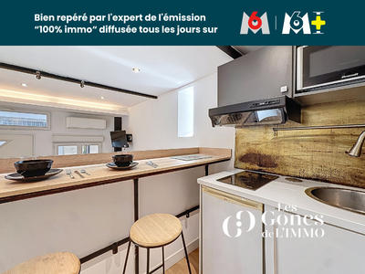 Studio - 17 m² - 1 pièce