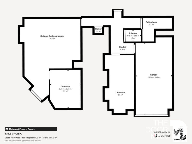 Appartement - 43 m² - 3 pièces