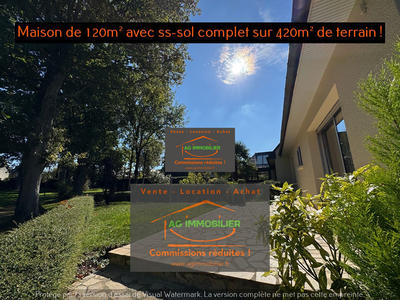Maison - 120 m² - 6 pièces