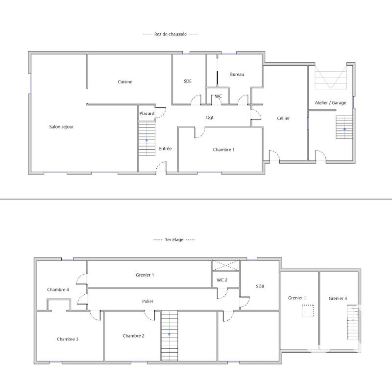 Maison - 195 m² - 8 pièces