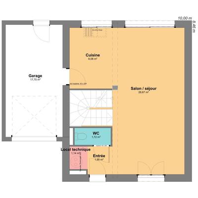 Maison - 83 m² - 5 pièces