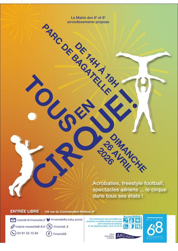 Tous en cirque à Bagatelle en 2026