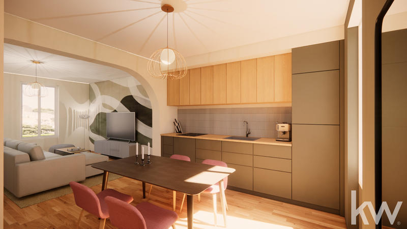 Appartement - 50 m² - 2 pièces