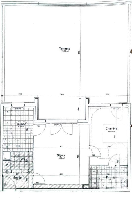 Appartement - 50 m² - 2 pièces