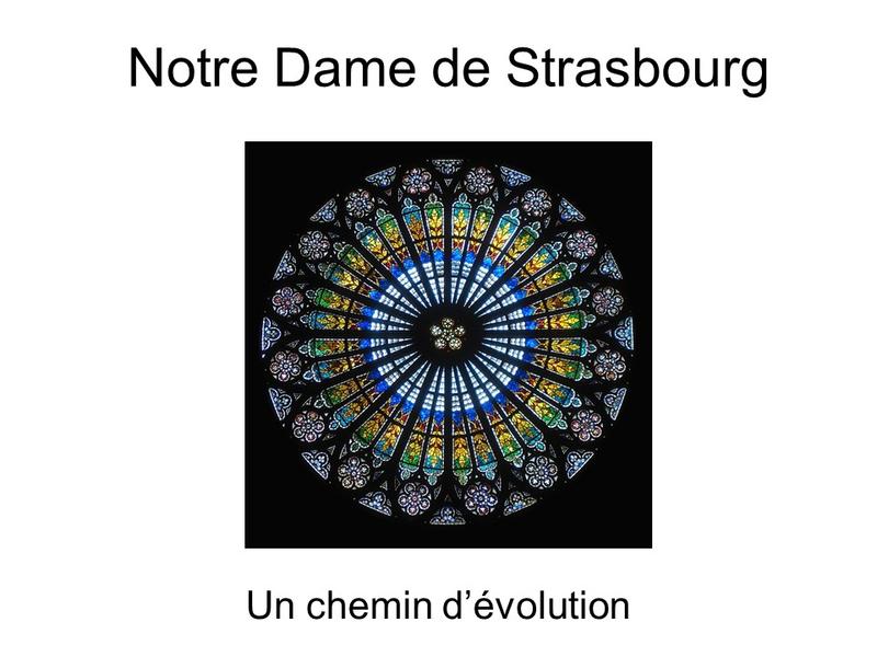 Conférence : la Cathédrale de Strasbourg, chemin d'évolution