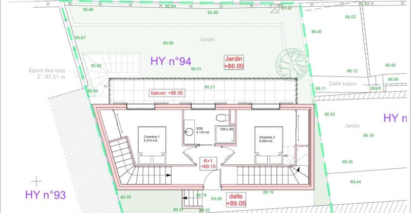 Terrain constructible - 148 m²