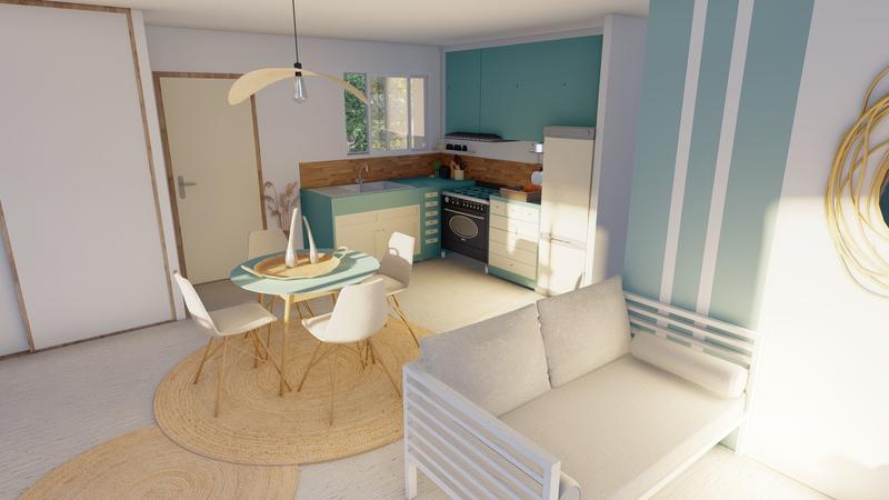 Maison - 60 m² - 3 pièces