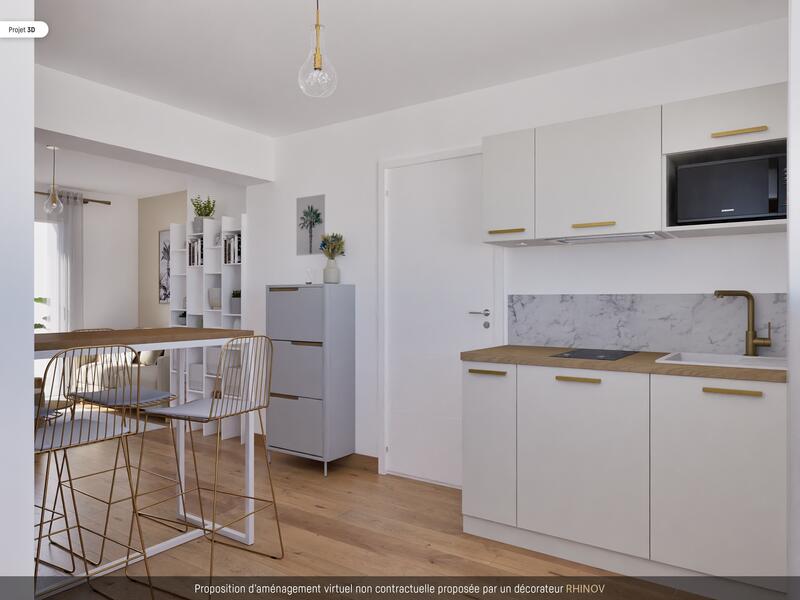 Appartement - 34 m² - 3 pièces