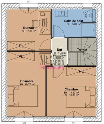 Maison - 75 m² - 4 pièces