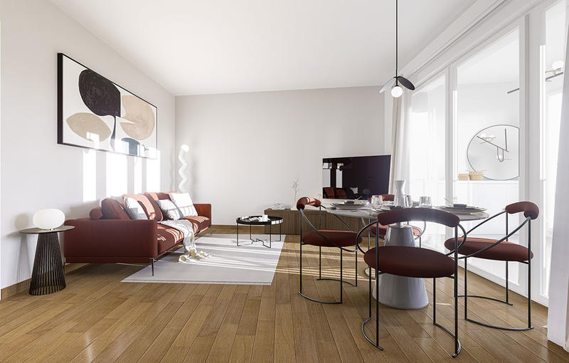 Appartement - 70 m² - 3 pièces