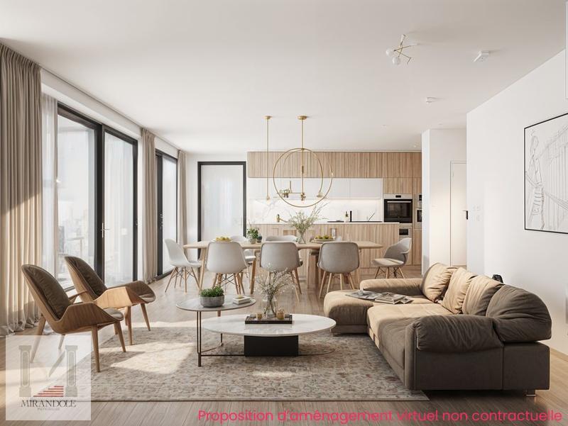 Appartement - 61 m² - 3 pièces